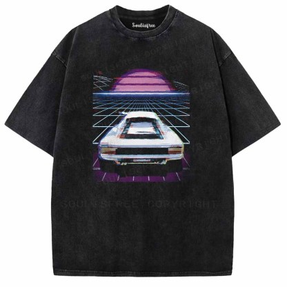 Soulisfree GLITCH RIDE Washed Tee