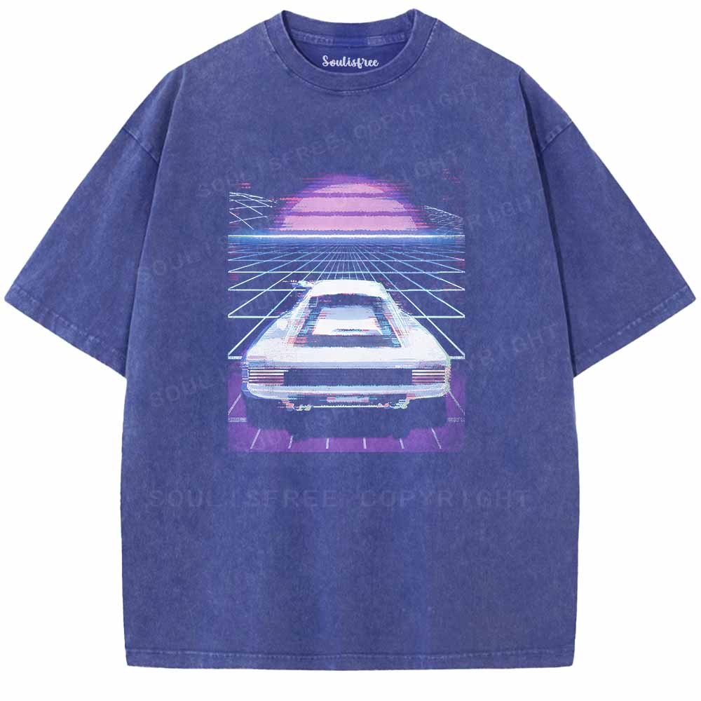 Soulisfree GLITCH RIDE Washed Tee