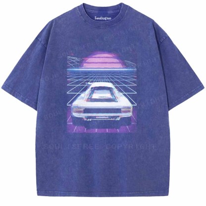 Soulisfree GLITCH RIDE Washed Tee
