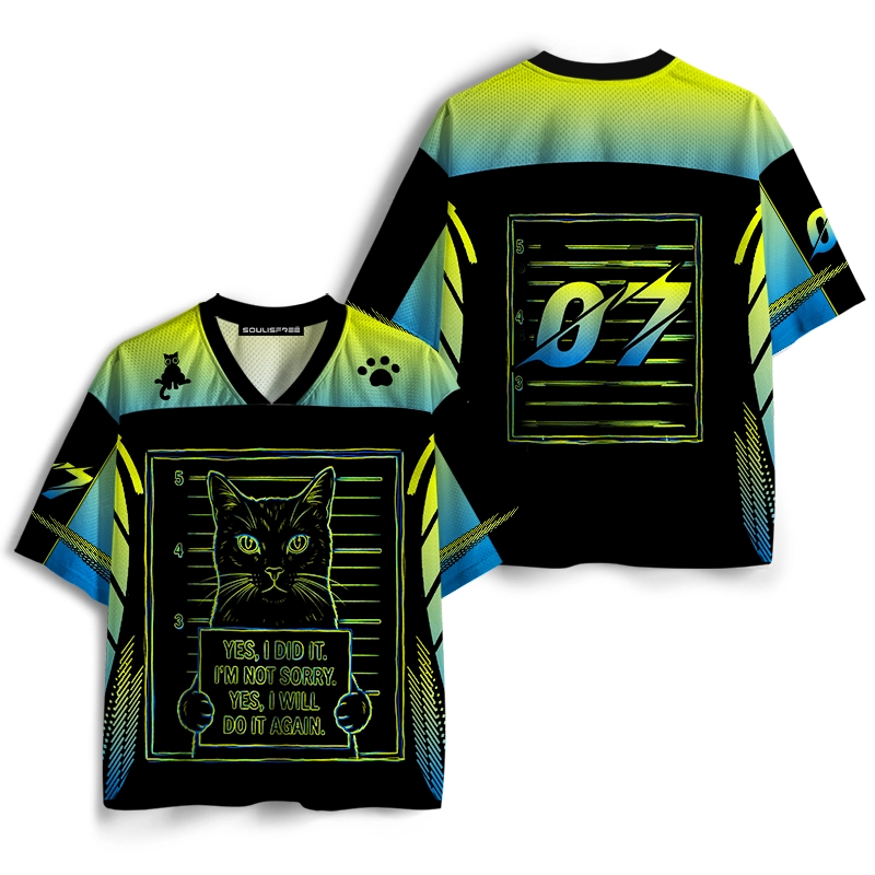 Soulisfree YES, I DID IT Mesh Jersey