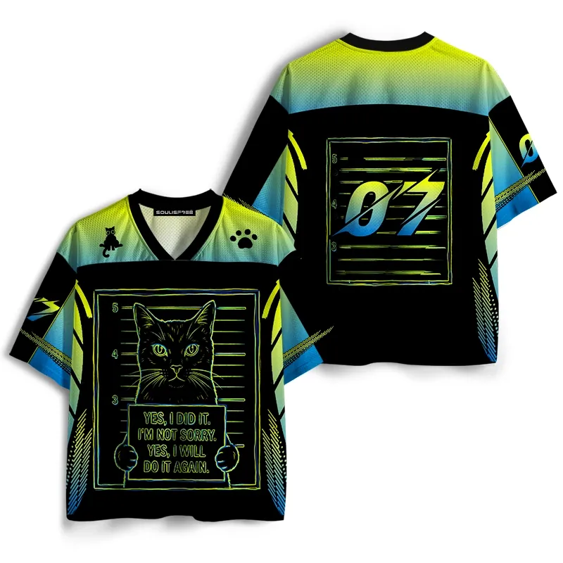 Soulisfree YES, I DID IT Mesh Jersey