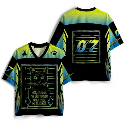 Soulisfree YES, I DID IT Mesh Jersey