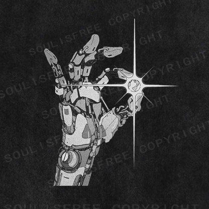 Soulisfree Grasp The Cosmic Light Washed Tee