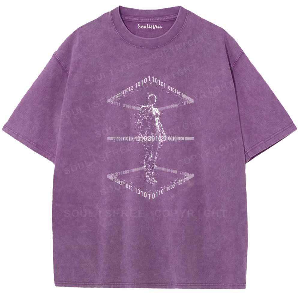 Soulisfree DIGITAL SOUL Washed Tee