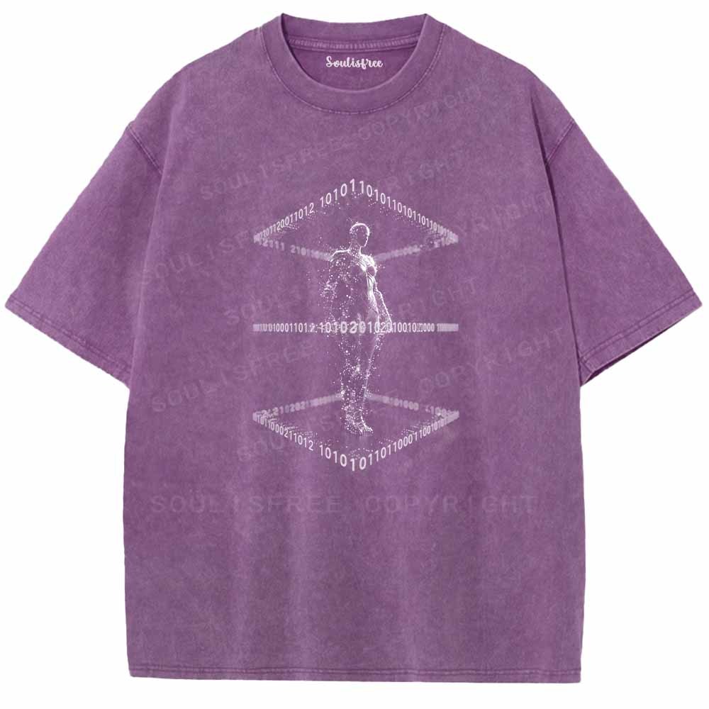 Soulisfree DIGITAL SOUL Washed Tee