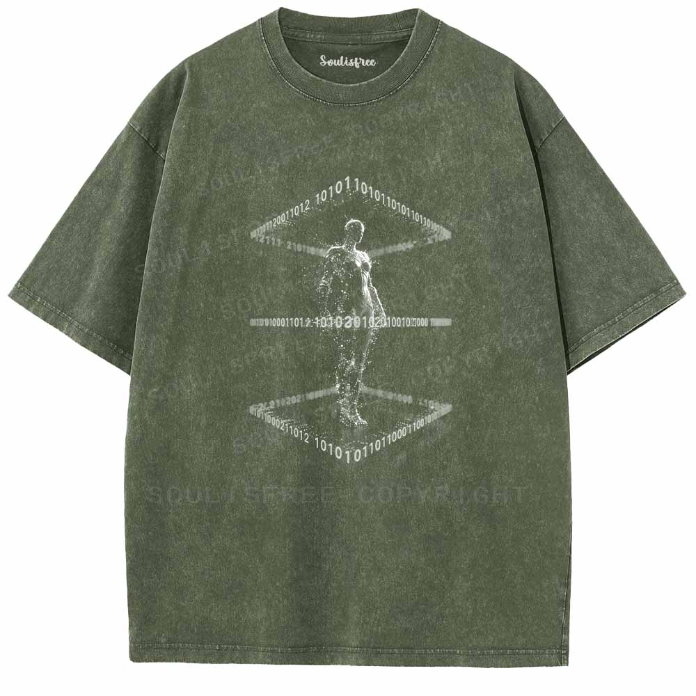 Soulisfree DIGITAL SOUL Washed Tee