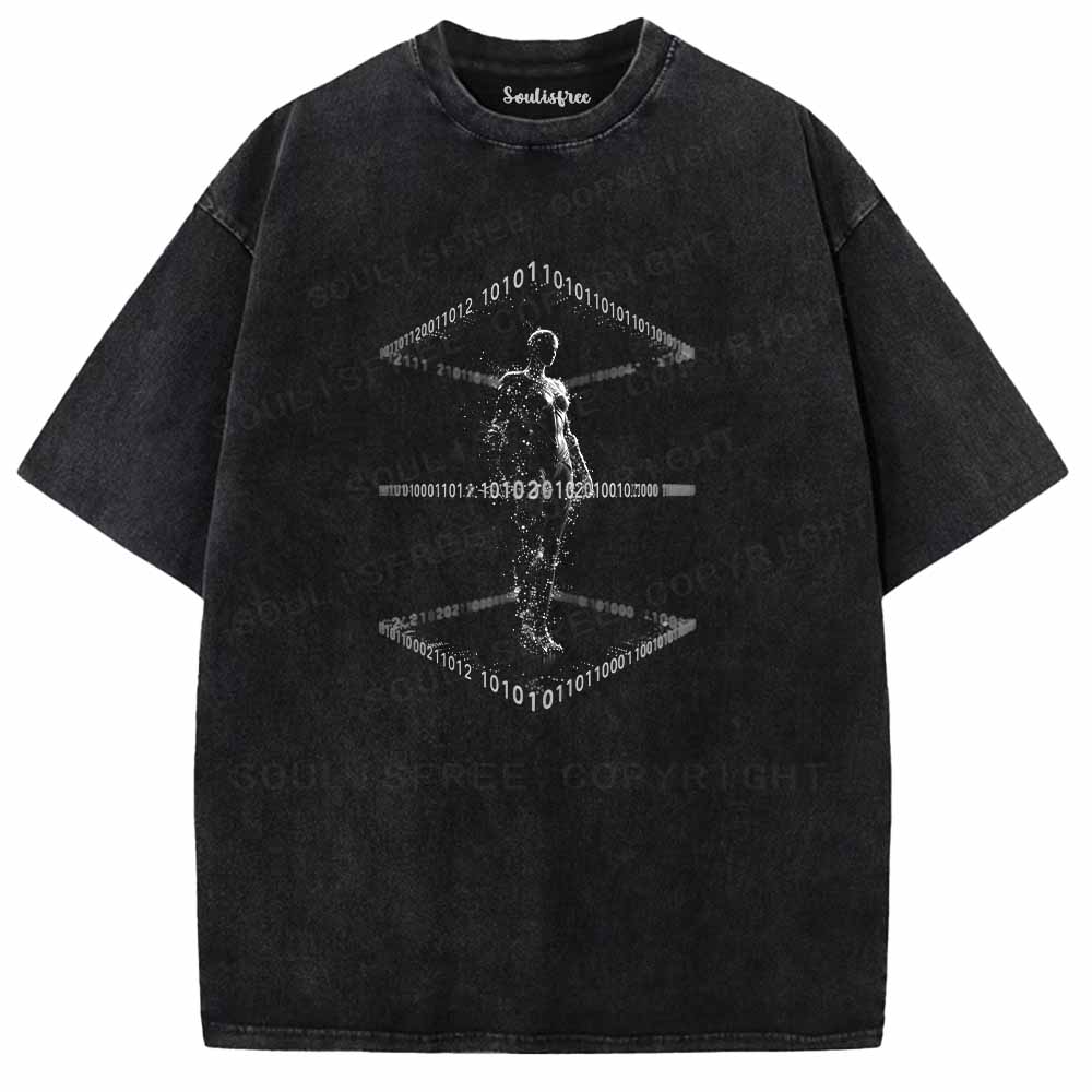 Soulisfree DIGITAL SOUL Washed Tee