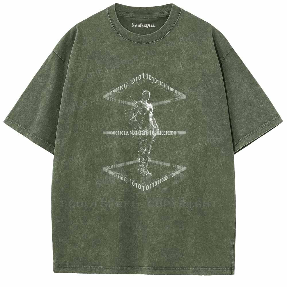 Soulisfree DIGITAL SOUL Washed Tee