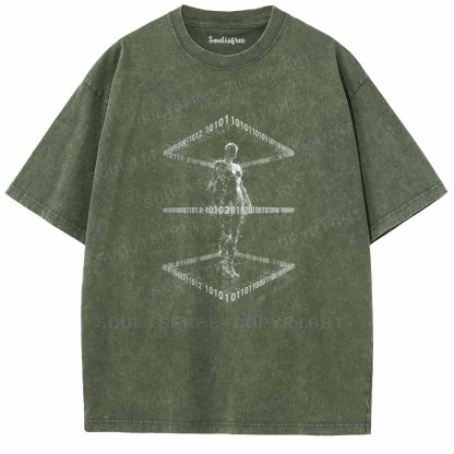 Soulisfree DIGITAL SOUL Washed Tee
