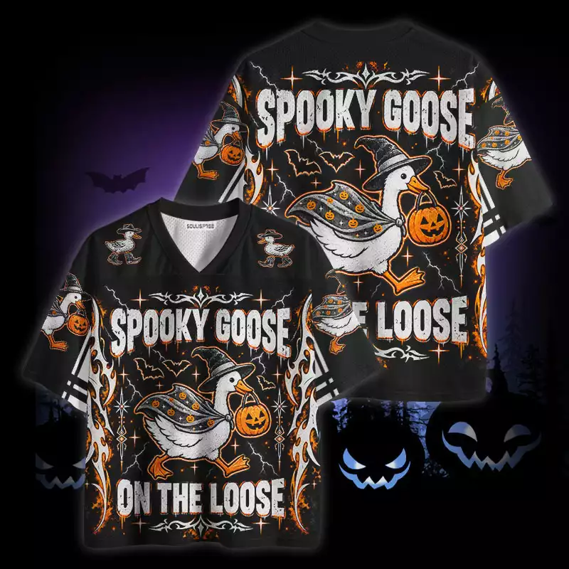 Soulisfree Spooky Goose On The Loose Mesh Jersey
