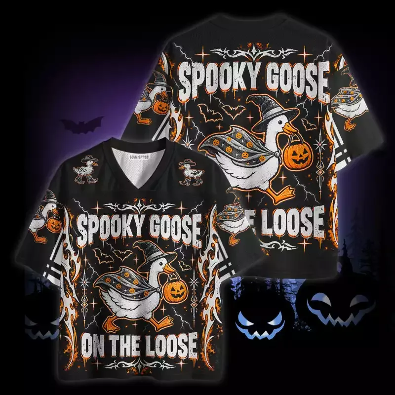 Soulisfree Spooky Goose On The Loose Mesh Jersey