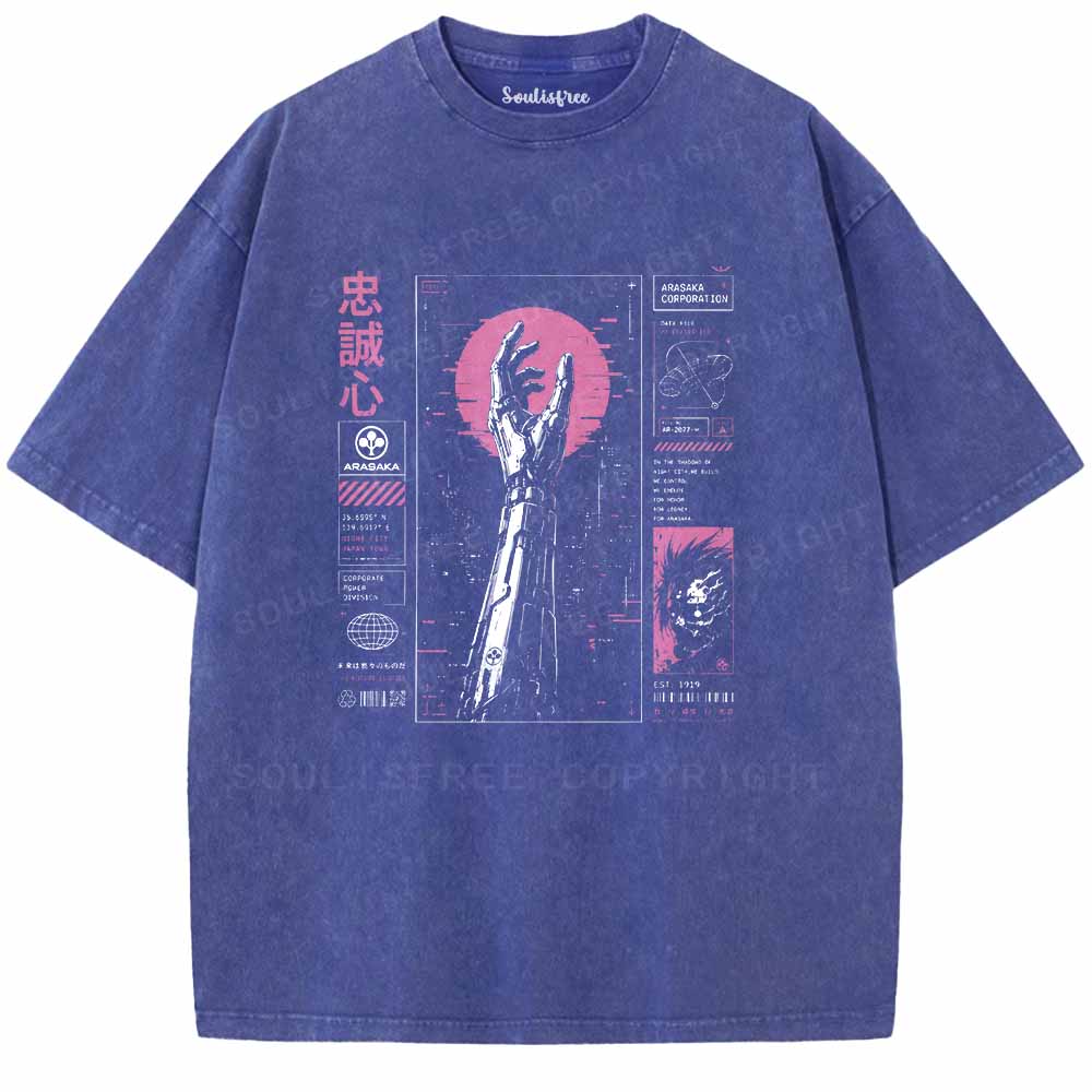 Soulisfree Loyalty of steel limbs Washed Tee