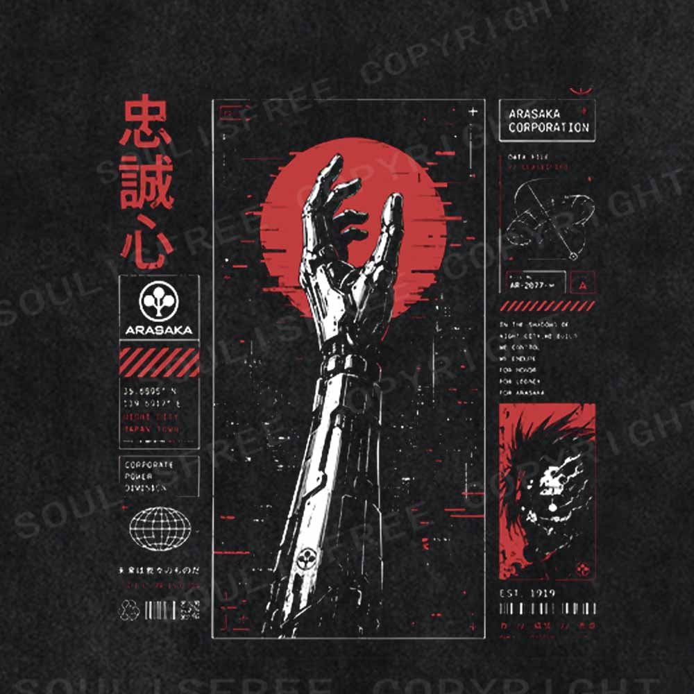 Soulisfree Loyalty of steel limbs Washed Tee