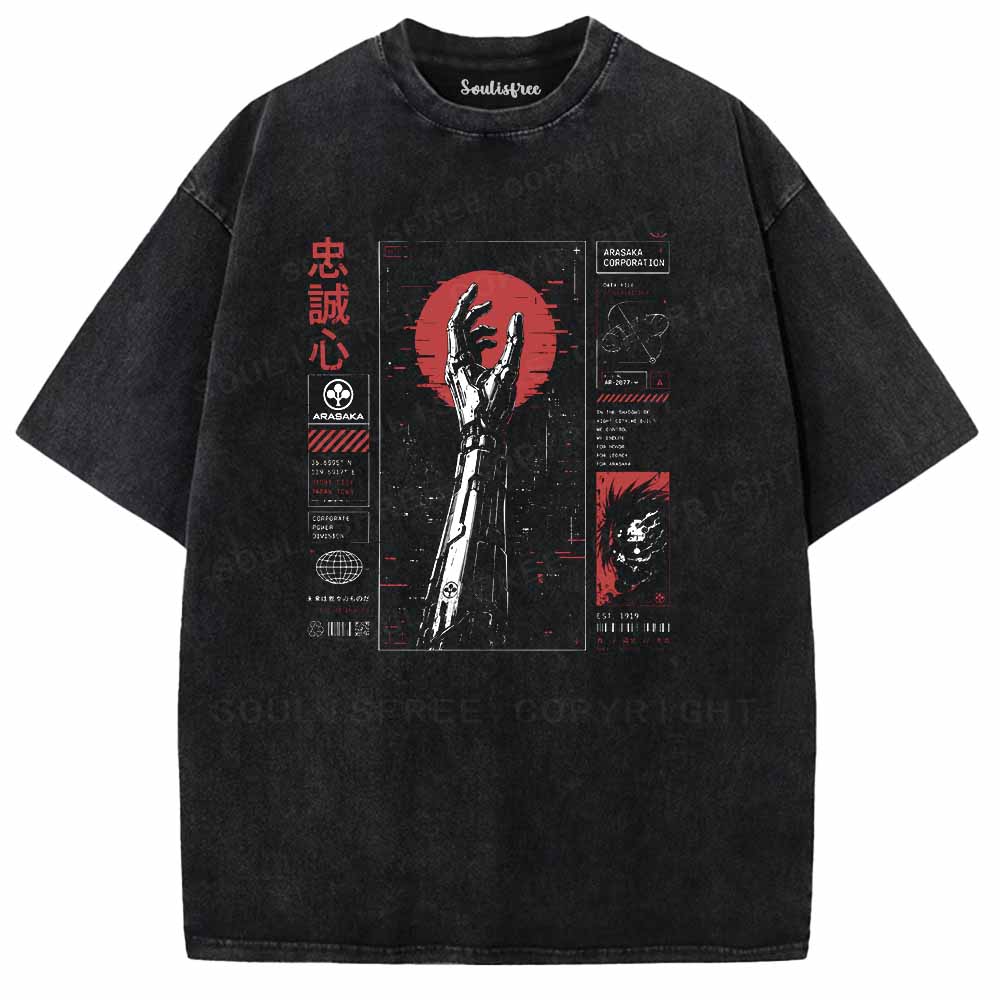 Soulisfree Loyalty of steel limbs Washed Tee