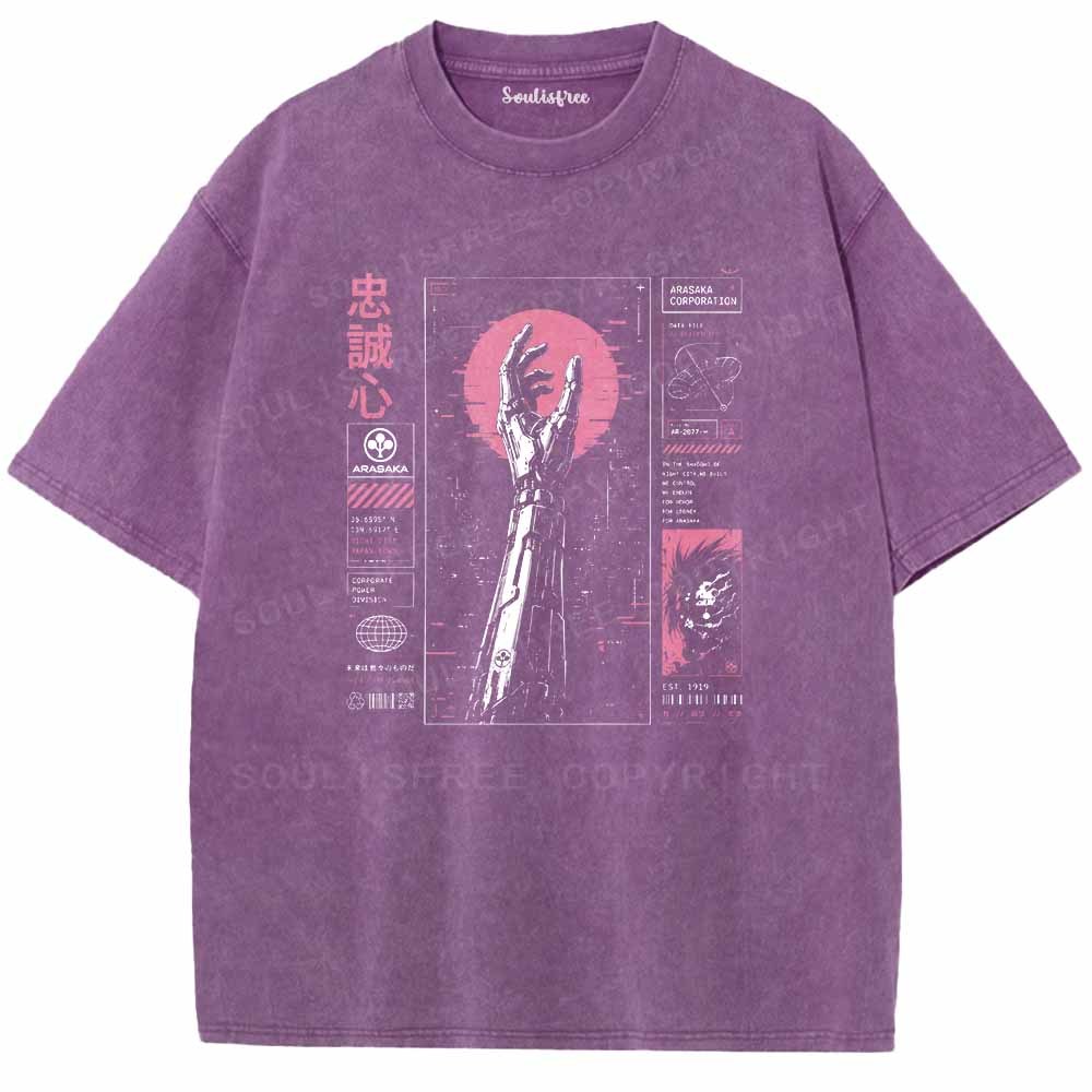 Soulisfree Loyalty of steel limbs Washed Tee