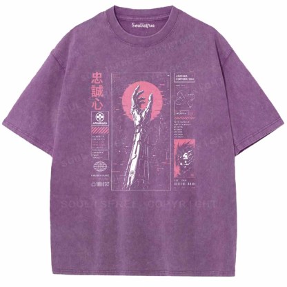 Soulisfree Loyalty of steel limbs Washed Tee