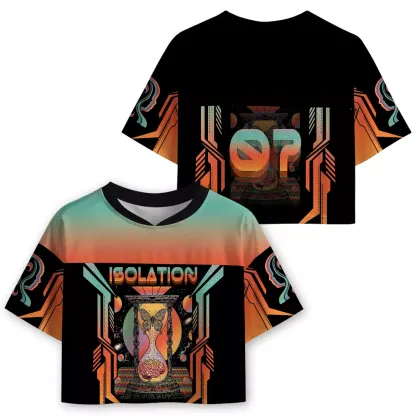 Soulisfree Solitary Mind Cropped Mesh Jersey