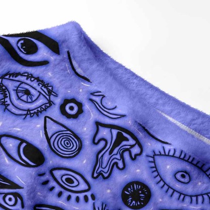 Soulisfree VISION BEYOND REALITY Women's Fuzzy Crewneck Sweater