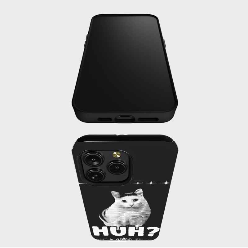 Soulisfree Huh Cat Meme Matte Phone Case