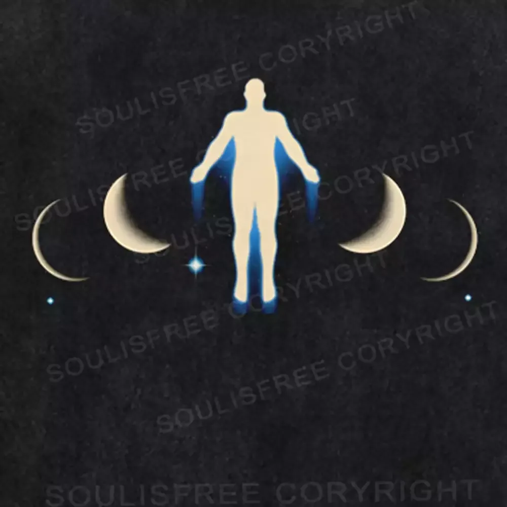 Evolve with the Moon Washed Space T-shirt