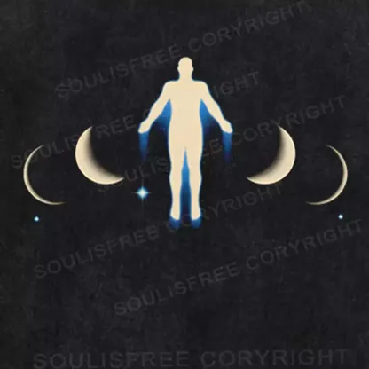 Evolve with the Moon Washed Space T-shirt