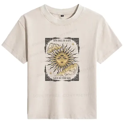 Living By The Sun Basic Washed T-shirt