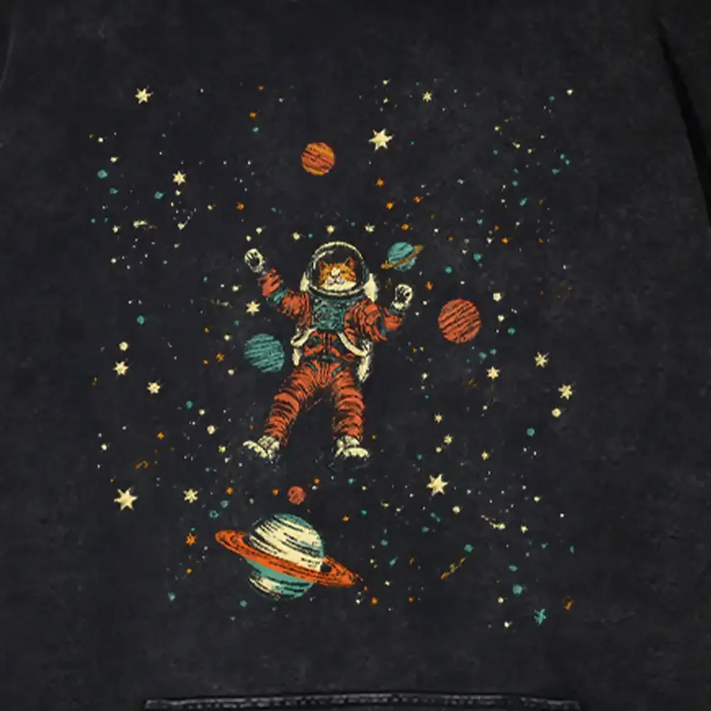 Nebula Explorer  Washed Hoodie