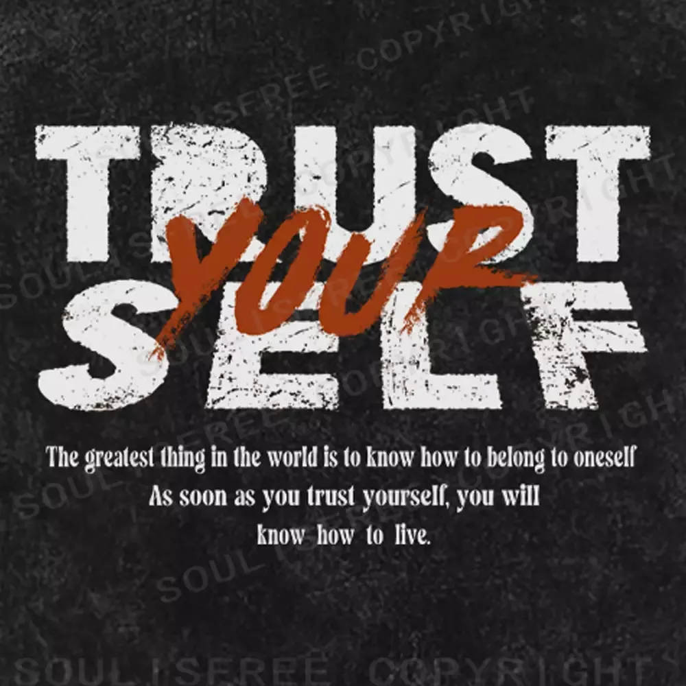 TRUST YOURSELF 1 Washed T-shirt
