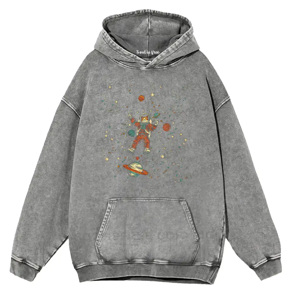 Nebula Explorer  Washed Hoodie