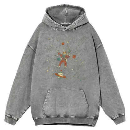 Nebula Explorer  Washed Hoodie
