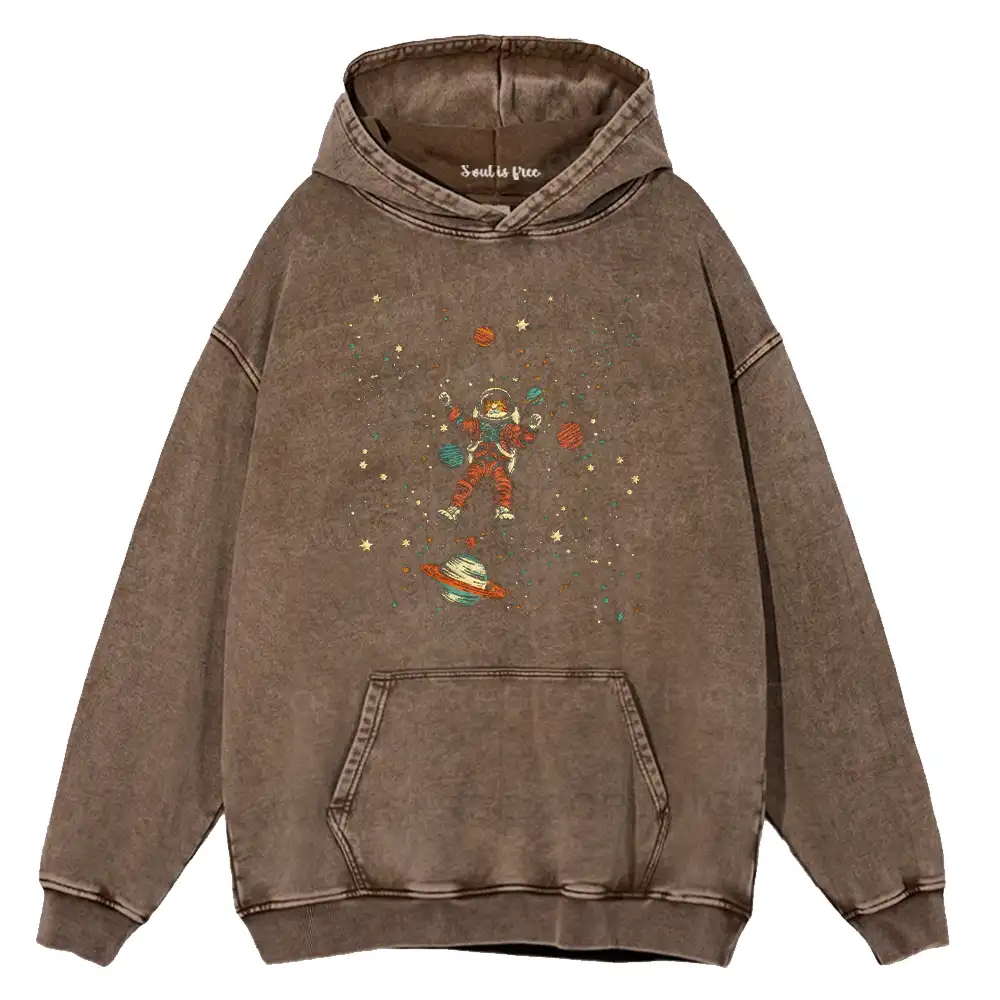 Nebula Explorer  Washed Hoodie
