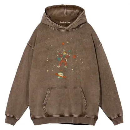 Nebula Explorer  Washed Hoodie