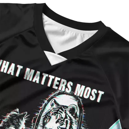Soulisfree WHAT MATTERS MOST IS HOW YOU SEE YOURSELF Cropped Jersey