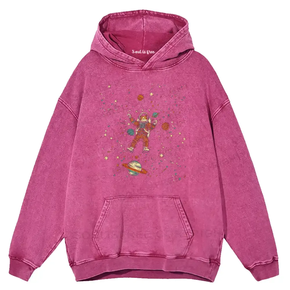 Nebula Explorer  Washed Hoodie
