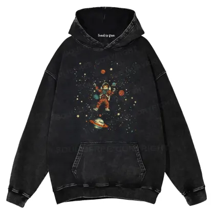 Nebula Explorer  Washed Hoodie