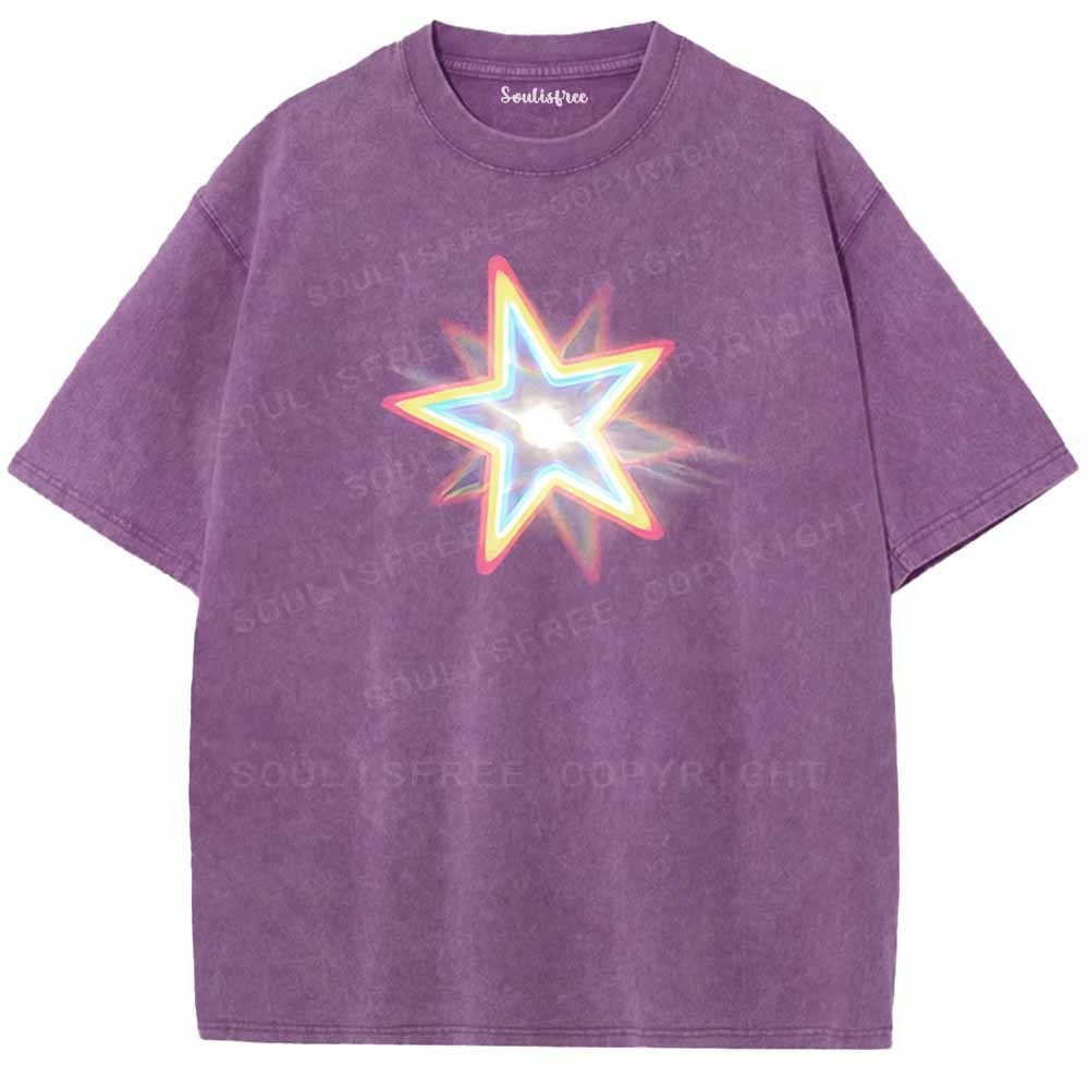 Soulisfree Neon Soul Starlight Washed Tee