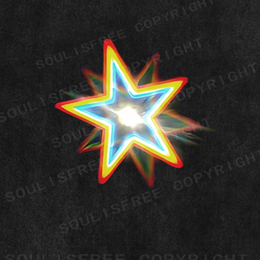 Soulisfree Neon Soul Starlight Washed Tee