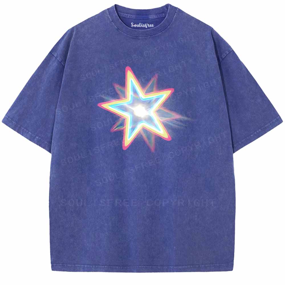 Soulisfree Neon Soul Starlight Washed Tee