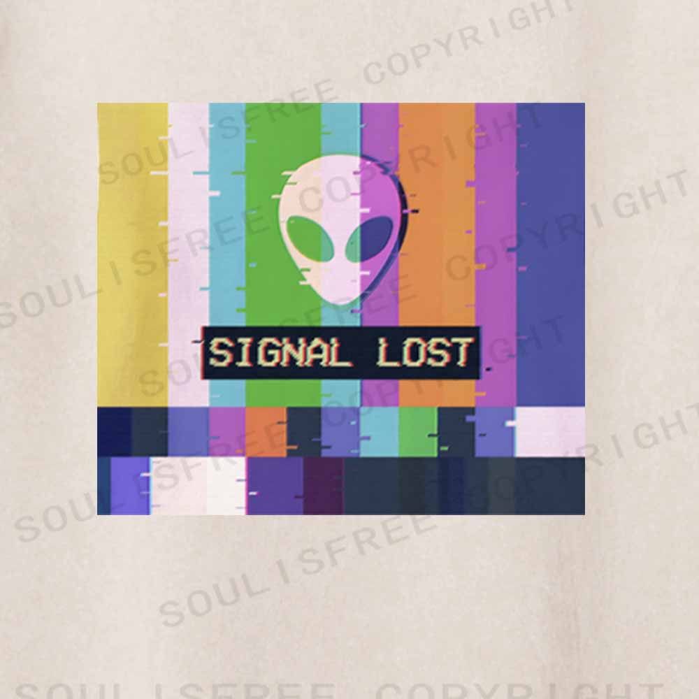 Soulisfree  SIGNAL LOST Washed Tee
