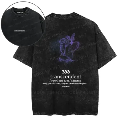 Ethereal Fairy Numerology Washed T-shirt