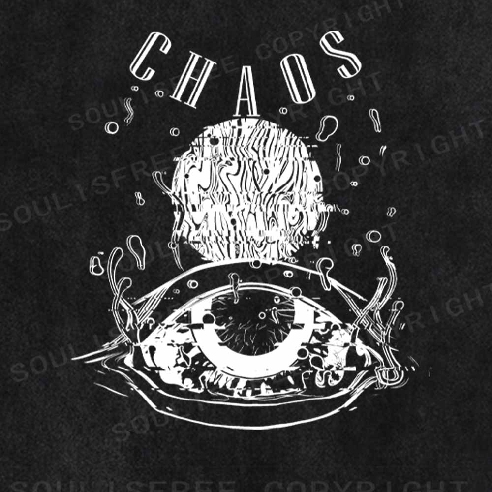Soulisfree CHAOS EYES Washed Tee