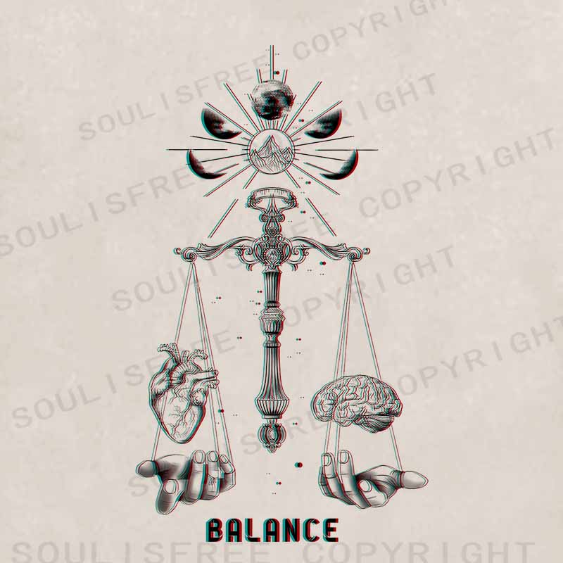 Soulisfree Soul & Mind Celestial Balance Washed Hoodie