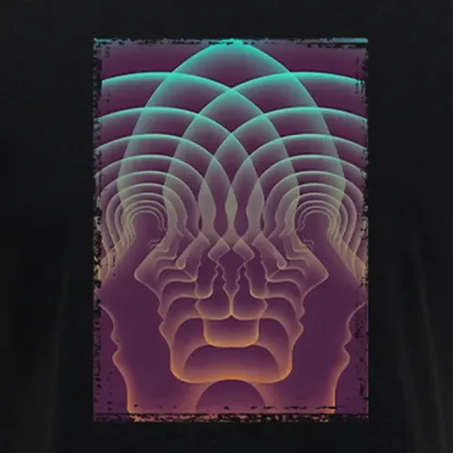 Do You Really Know Yourself Block Raglan Long Sleeve Crop Top