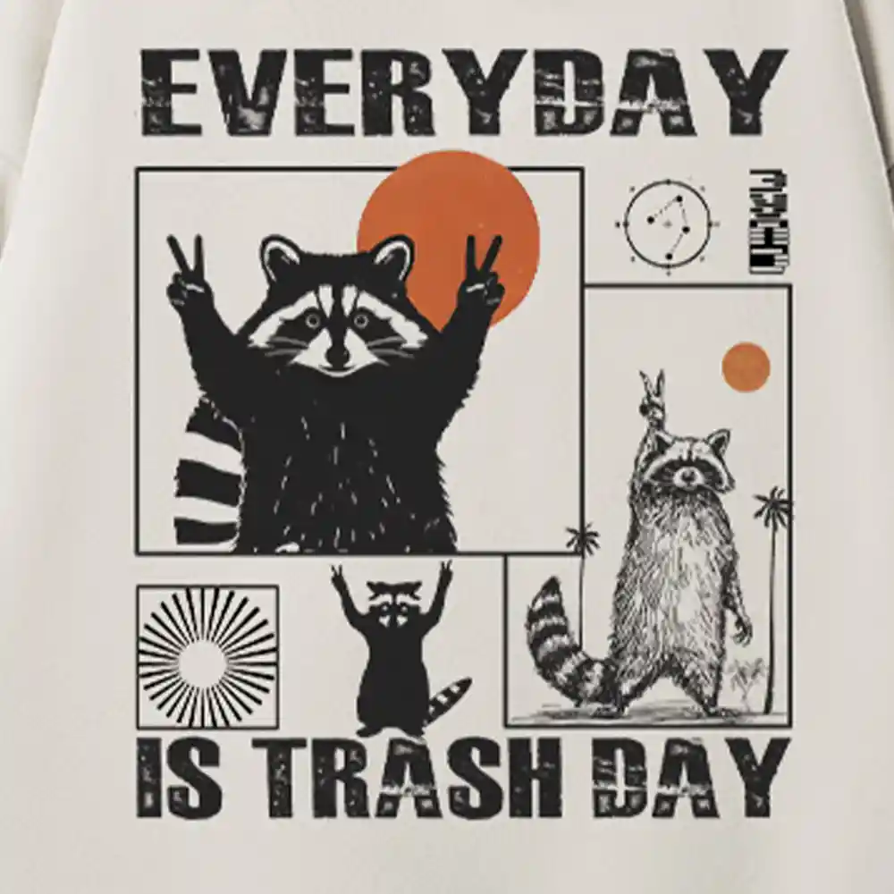 Everyday Is Trash Day Fleece Hoodie Set