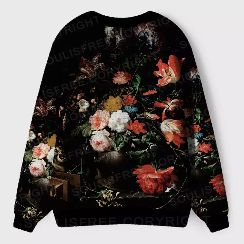 Dark Bouquet Cardigan Sweaters