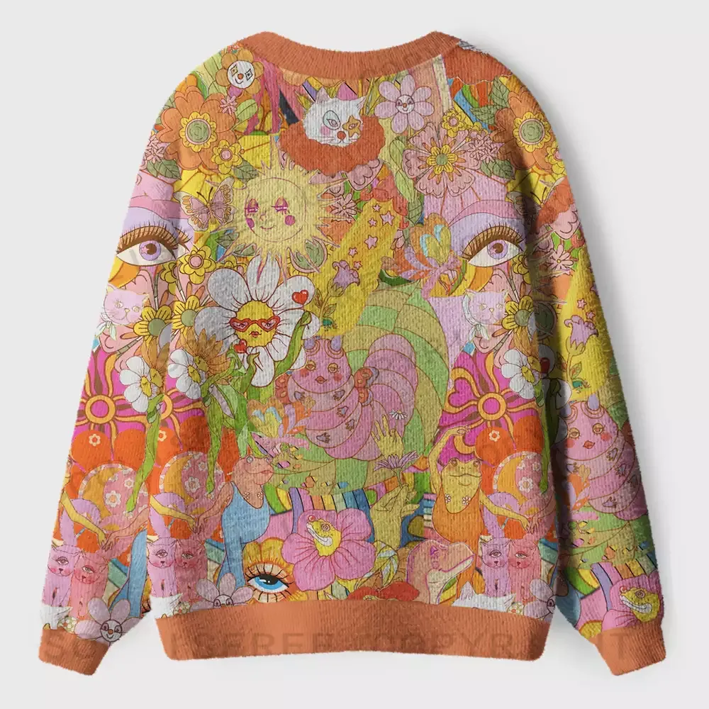 Garden of Joy Ugly Cardigan Sweaters