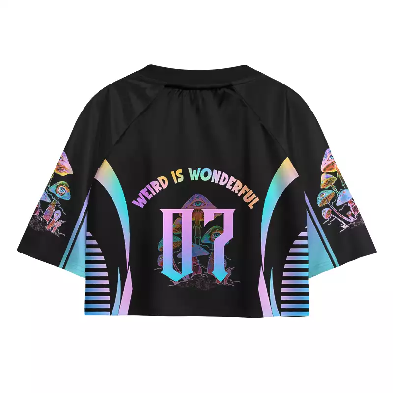 Soulisfree WEIRD IS WONDERFUL Cropped Jersey