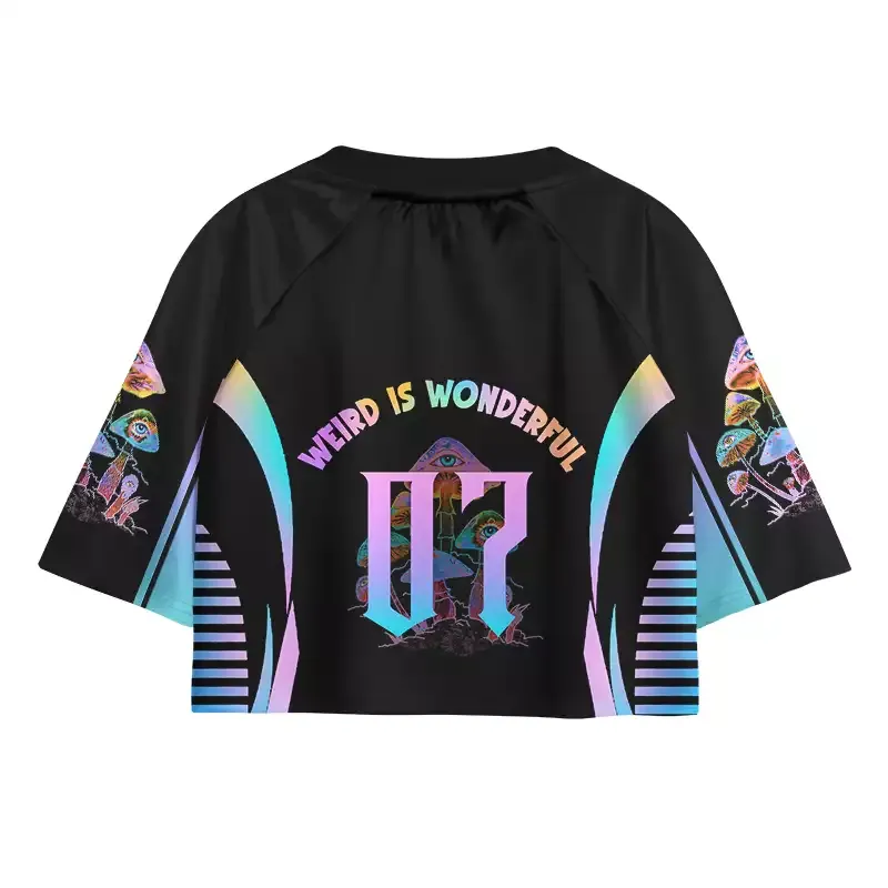 Soulisfree WEIRD IS WONDERFUL Cropped Jersey