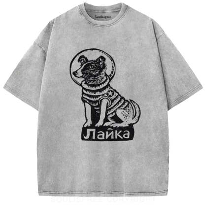 The Star Voyager Washed Space T-shirt