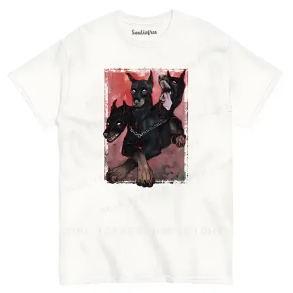 Doberman In The Dark T-shirt